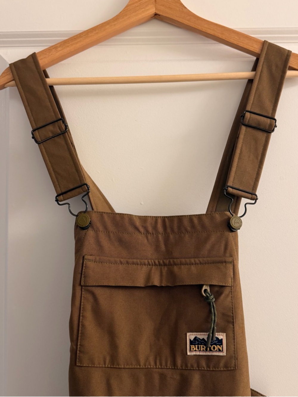 Burton Olive Green Women's Bib Snow Overalls